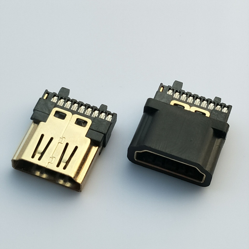 HDMI焊线母座